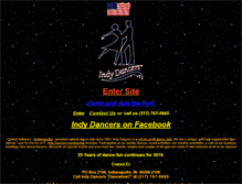 Tablet Screenshot of indydancers.com